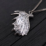 Moose Antler Necklace – Sterling Silver Rustic Style Animal Pendant Jewelry