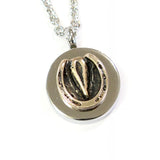 Horse Hoof Cremation Necklace – Pet Memorial Jewelry for Equestrians