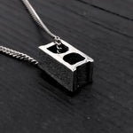 Cinder Block Necklace - Moon Raven Designs