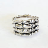 Sterling Silver Skeleton Ring – Anatomical Hand Band, Macabre Bone Jewelry