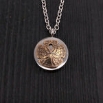 Sand Dollar Urn Necklace Cremation Urn - Moon Raven Designs
