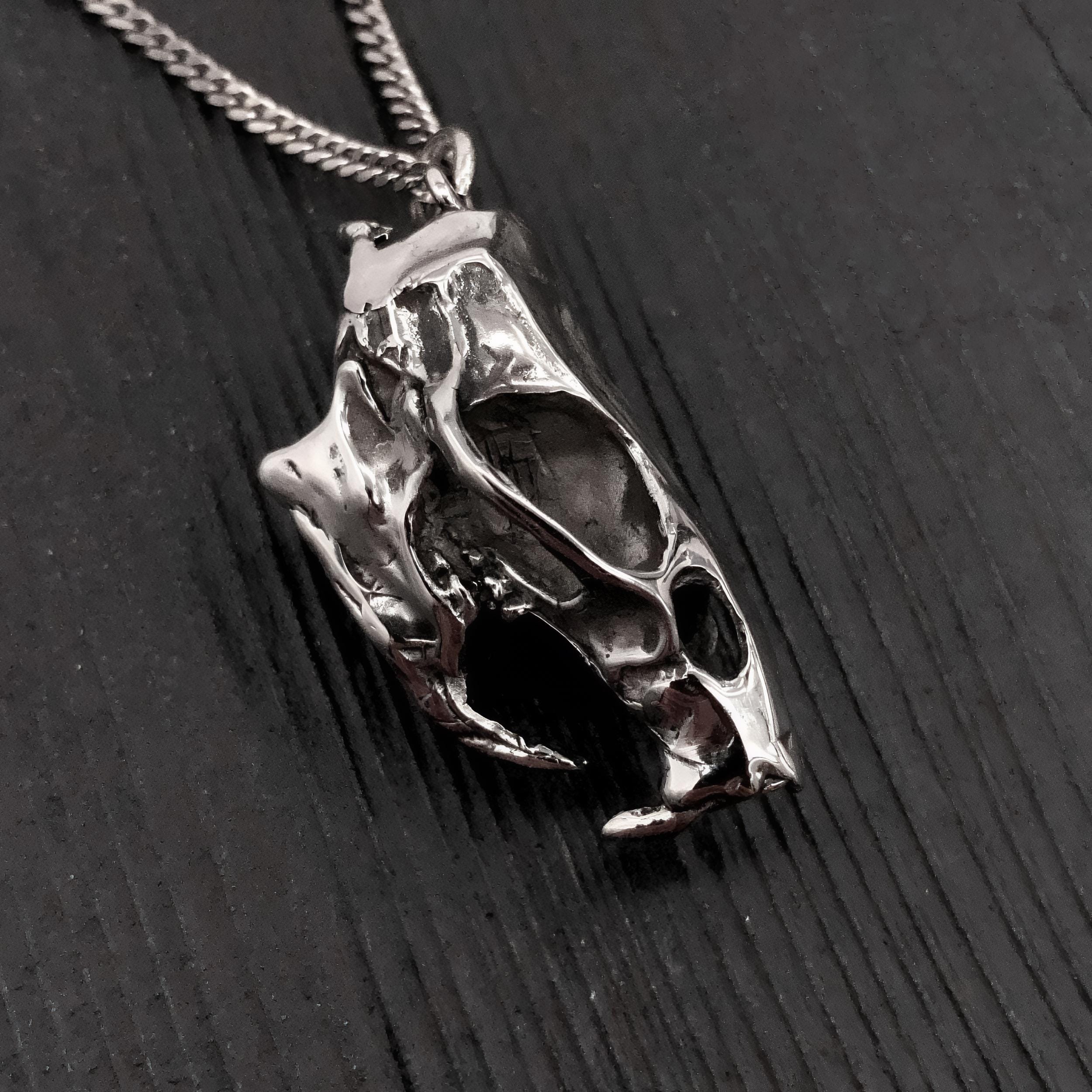 3D Rat Skull Necklace - Moon Raven Designs