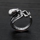 Octopus Ring - Sterling Silver