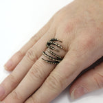 Double Raven Claw Ring - Moon Raven Designs