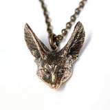 Fennec Fox Necklace – Handcrafted Fox Pendant by Moon Raven Designs