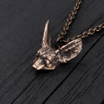 Fennec Fox Head Pendant Necklace - Moon Raven Designs