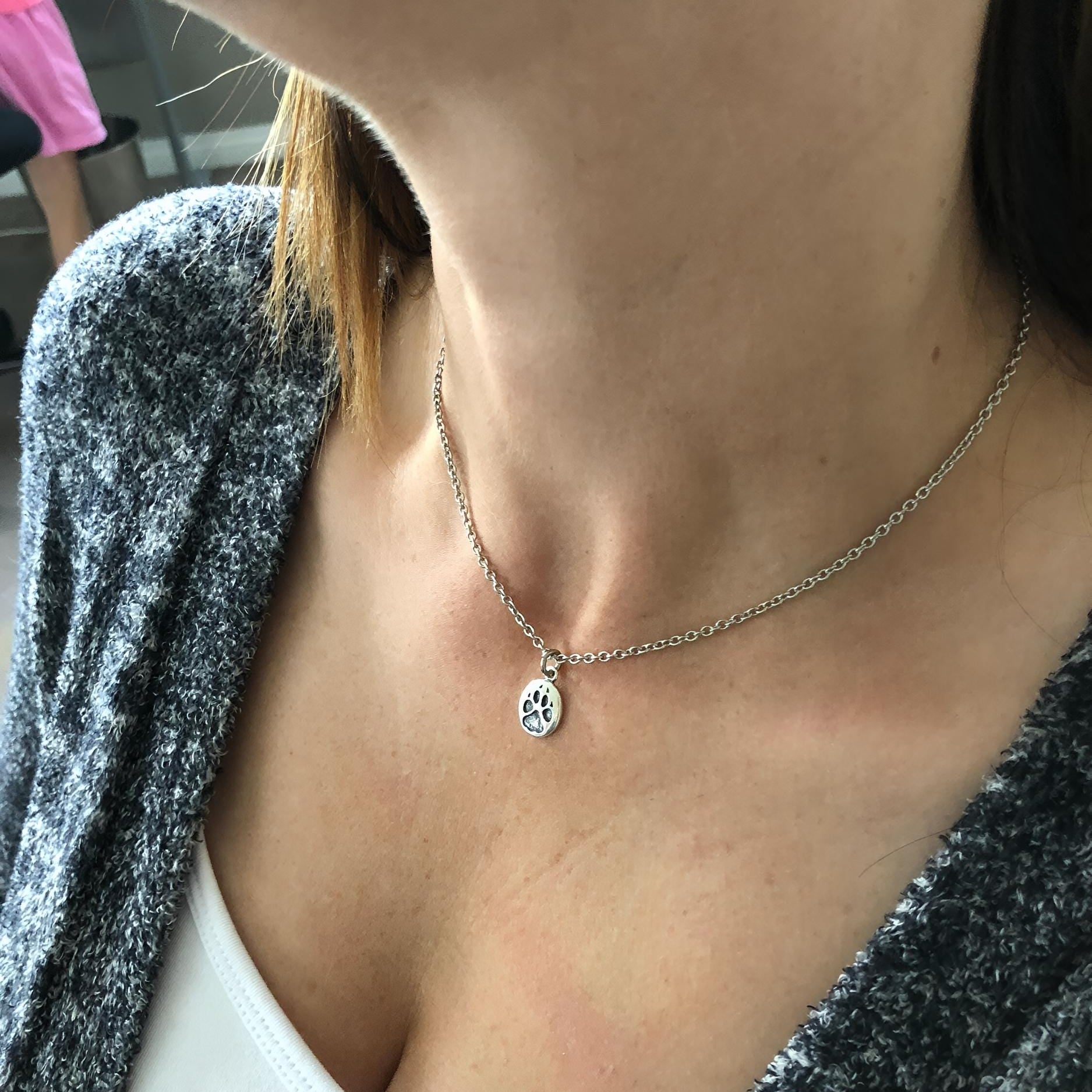 Wolf Track Necklace - Moon Raven Designs