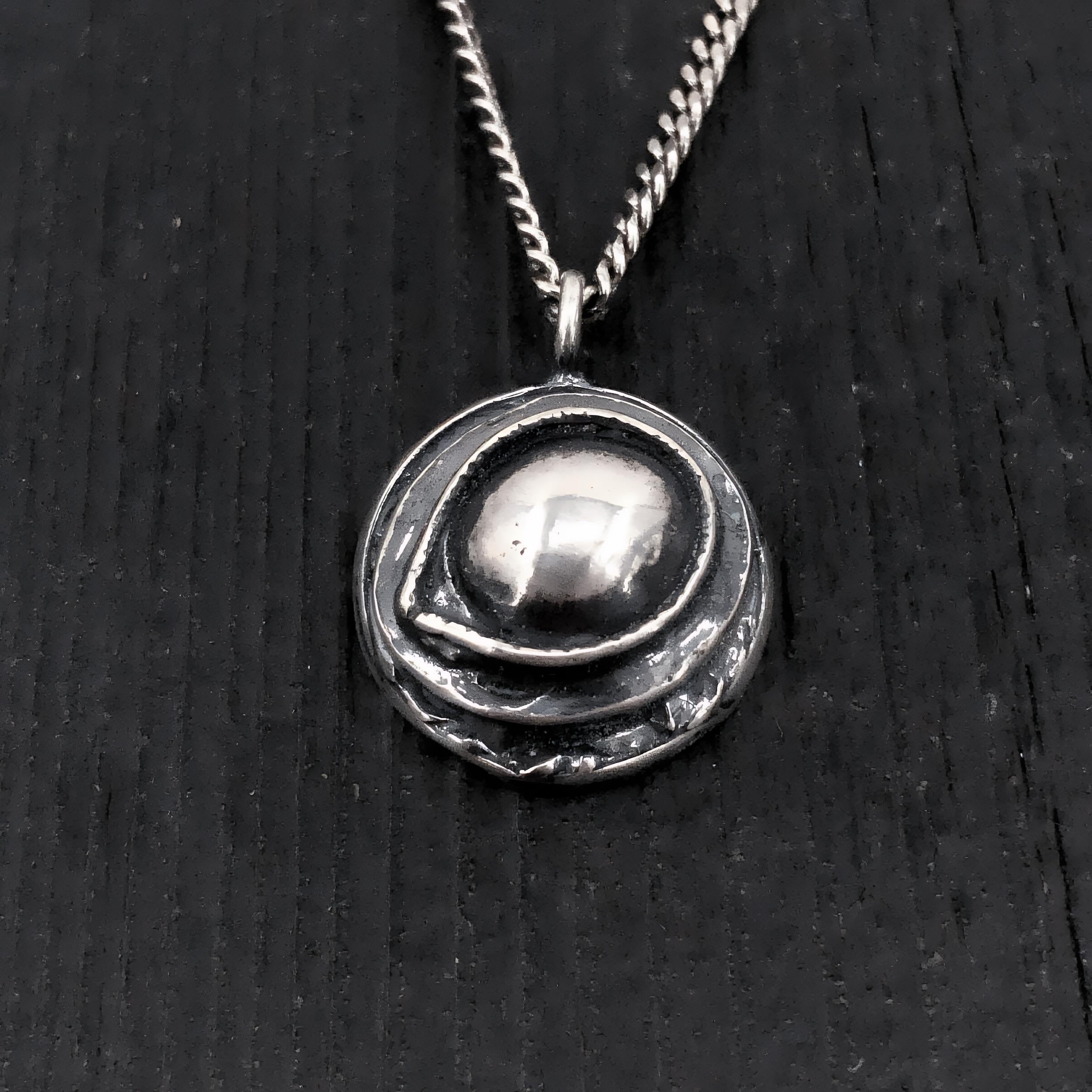 Eye of the Raven Protection Amulet Necklace - Moon Raven Designs