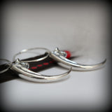 Eagle Talon Earrings Silver Hoop Earrings - Detailed Bald Eagle Claw Jewelry, Nature Inspired