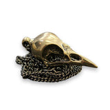 Crow Skull Pendant Necklace - Moon Raven Designs