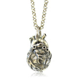 Anatomical Heart Charm Necklace - Moon Raven Designs