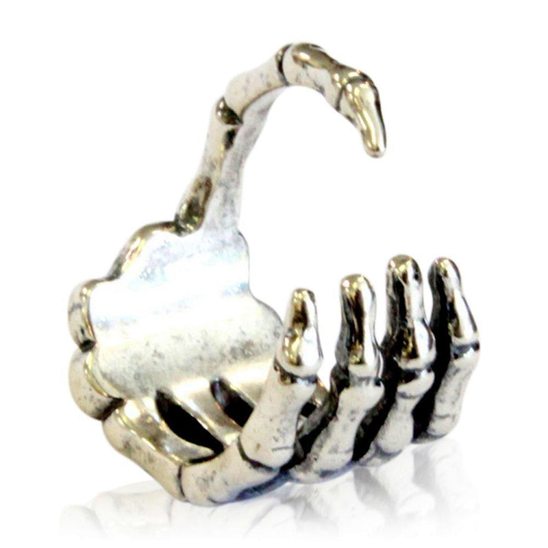 Solid White Bronze Skeleton Hand - Moon Raven Designs
