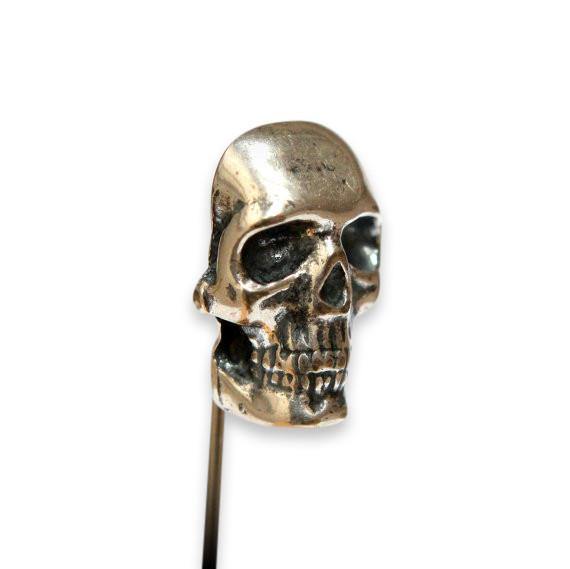 Human Skull Ascot Stick Pin - Moon Raven Designs