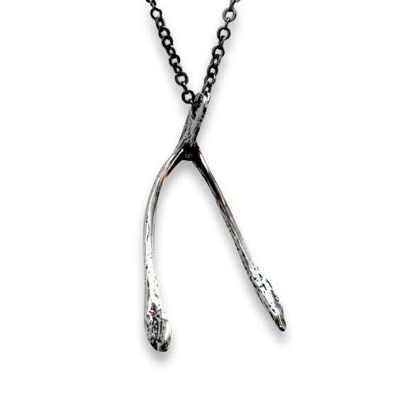 Wishbone Necklace - Large - Moon Raven Designs