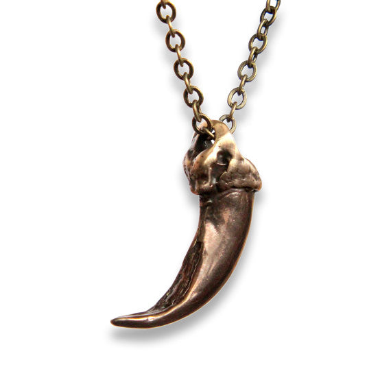 Timber Wolf Claw Necklace - Moon Raven Designs