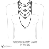 Raven Feather Lariat Necklace Silver - Moon Raven Designs
