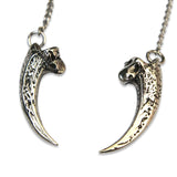 Silver Owl Talon Claw Earrings - Moon Raven Designs